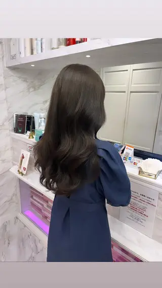 ロング 韓国🎀レイヤー/艶 髪/縮毛矯正/ユリナのヘアスタイル