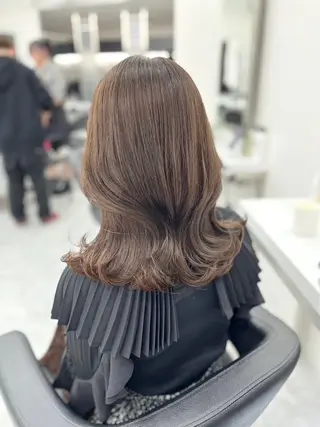 カラー 透明感ブラウン🤎 manami👒🌿のヘアスタイル