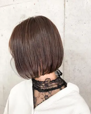 ショート ボブ×縮毛矯正 ryotaのヘアスタイル