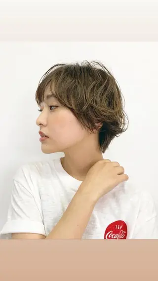 ショート メンズパーマ特化⚡️ 中村 駿のヘアスタイル