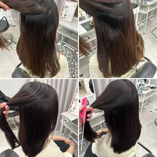 ミディアム パーマ 髪質改善/美髪カラー 🫧RISA🎀のヘアスタイル