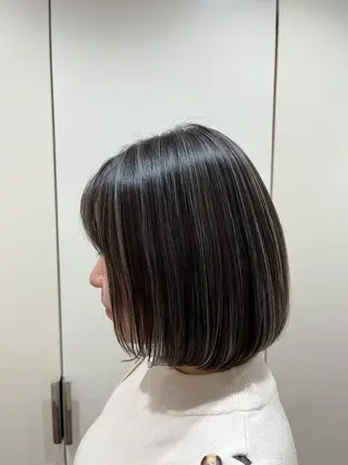 カラー 🪞透けヘア髪質改善 艶ベージュ/nagiのヘアスタイル