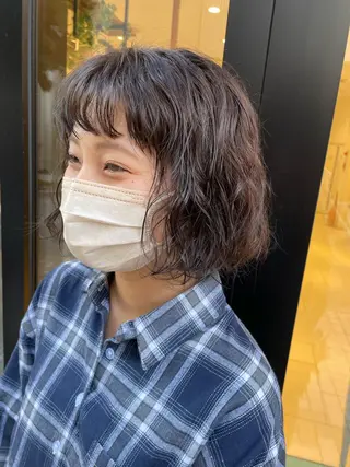 ミディアム パーマ 🩵ANELA東口 齋藤琴音💚のマツエク・マツパデザイン