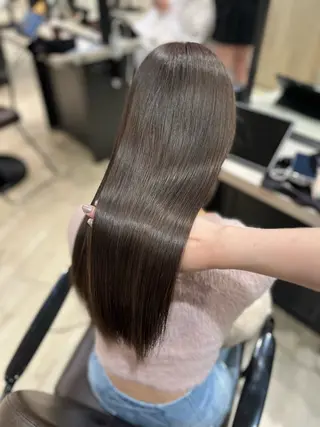 ロング カラー 銀座/ケアカラー KOKIのヘアスタイル