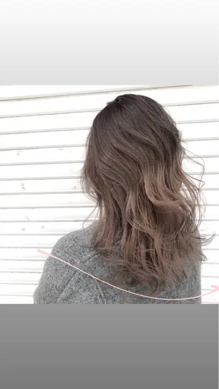 セミロング カラー 【天満1艶髪】潤艶/ 髪質改善🌹釣本竜哉のヘアスタイル