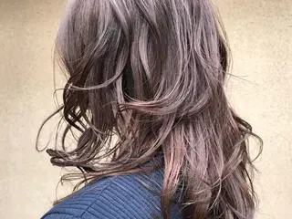 ミディアム カラー vato マンツーマンサロンのヘアスタイル