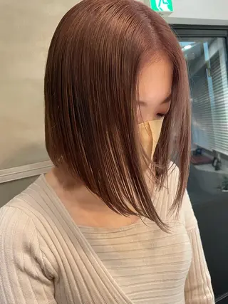 ミディアム カラー classic 新横浜所属・大人girly🛋️ 🤍yukakoのヘアスタイル