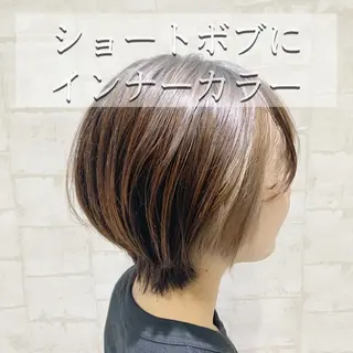 ショート カラー 髪質改善トリート メント/川田のヘアスタイル