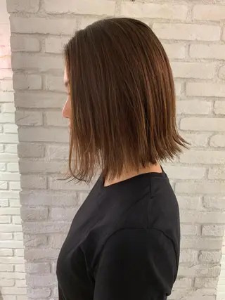 ミディアム カラー パーマ ヘアアレンジ マツエク・マツパ レイヤー＆カラー 人気美容師倉崎涼のヘアスタイル