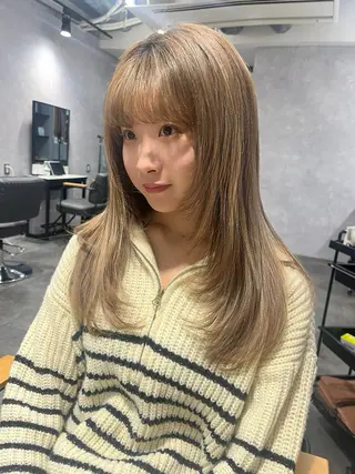 セミロング プルエクステ🦕⭐︎ /konomiのヘアスタイル