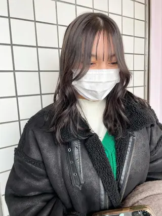 セミロング カラー 心斎橋/ブリーチ minamiのヘアスタイル