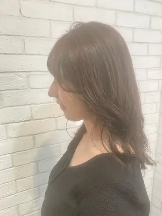 ミディアム カラー suzuki yukoのヘアスタイル