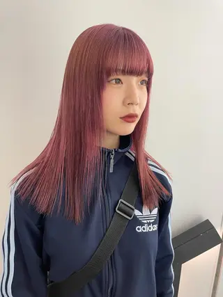 セミロング カラー hair&nail ☯️アイリ☯️のネイルデザイン