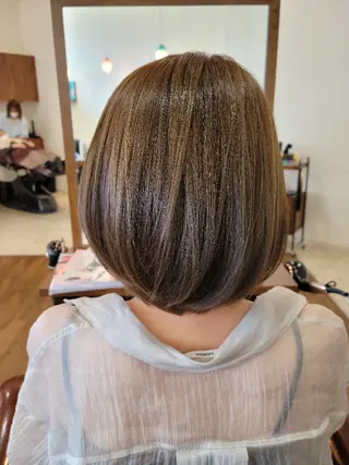 ミディアム カラー 中川 秀明のヘアスタイル