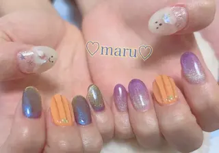 ネイル まるみ ♡のネイルデザイン