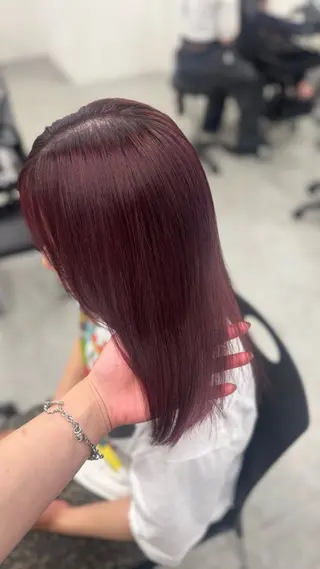 カラー 韓国上品ヘア🤍 ARISA🤍のヘアスタイル
