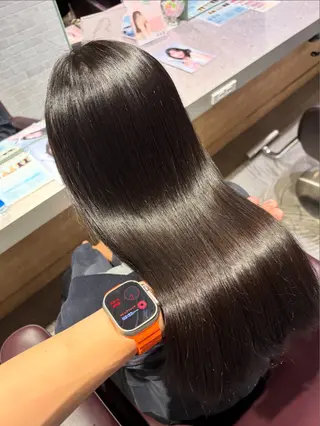 ロング 札幌中央区縮毛矯正 美容師遠藤龍雅のヘアスタイル