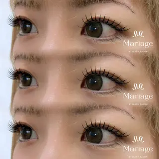 マツエク・マツパ Mariage高岡 (マリアージュ)のマツエク・マツパデザイン