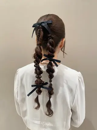 ヘアアレンジ ベージュ/アレンジ /横浜/杉本千夏のヘアスタイル