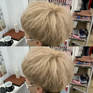 ショート カラー メンズ メンズ専門店 店長 小柳 裕夢のヘアスタイル