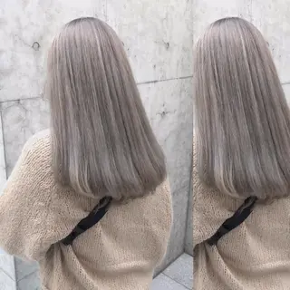 セミロング カラー メンズカット/波巻き TAKUMAのヘアスタイル