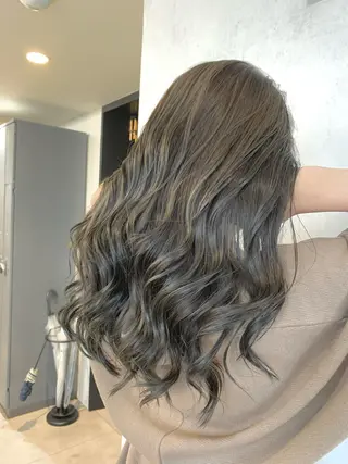 ロング 韓国レイヤーカット KOUKIのヘアスタイル
