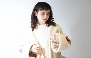 セミロング パーマ ACE所属・高橋 侑李のヘアスタイル