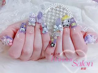 セミロング Hanaai Salon新大久保店のネイルデザイン