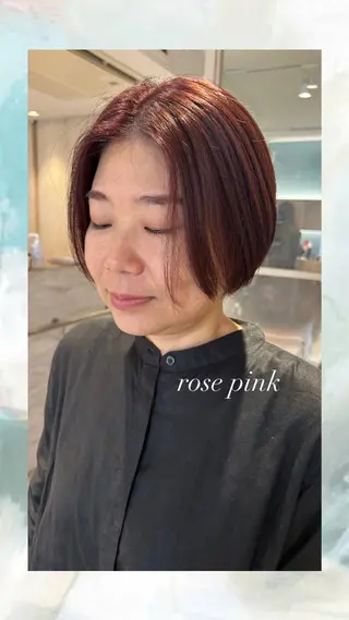 ショート カラー BiBi 松田歩 吉祥寺/カットのヘアスタイル
