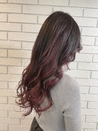 ロング カラー ニュアンスデザイン✄ YOU♡のヘアスタイル