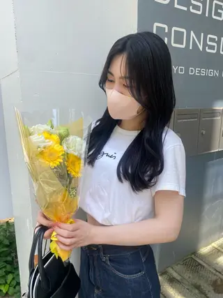 ミディアム カラー noa/ 渋谷のヘアスタイル