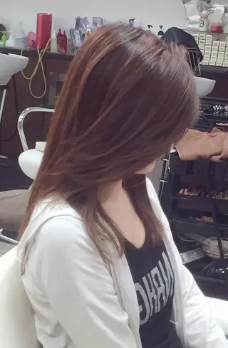 ショート ミディアム セミロング ロング カラー パーマ ヘアアレンジ メンズ キッズ ネイル まつエク Leyシェアサロン所属・Ken ドライカット ✂️水素ケアのヘアスタイル