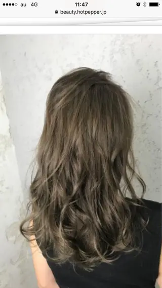 ミディアム カラー パーマ ヘアアレンジ メンズ キッズ ネイル マツエク・マツパ premier modelsのヘアスタイル