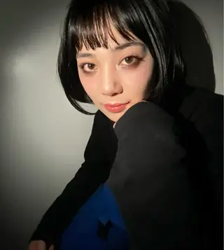 ミディアム 飯ヶ谷 成海のヘアスタイル