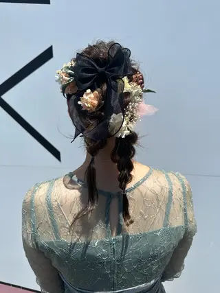 ロング 💘韓国カラー💘 クルミのヘアスタイル