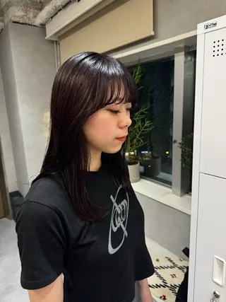 カラー SOL by shes 梅田茶屋町所属・NAO/ 髪質改善/艶カラーのヘアスタイル