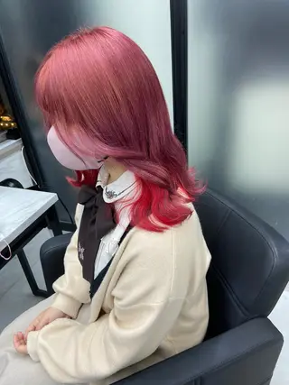 ミディアム カラー ミルボンAujua認定サロン Ria  OSAKA 梅田所属・メンズ、エクステ特化 Ryuのヘアスタイル