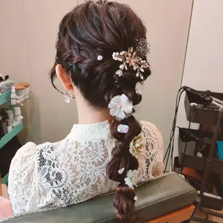 ヘアアレンジ HempBeauty 浅野アサミのヘアスタイル
