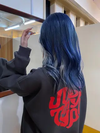 ロング カラー ハイトーンカラー ⭐️NAZUNAのヘアスタイル