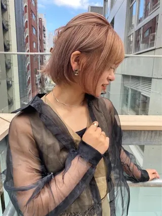 ショート カラー 🪽似合わせカラー RENA.🪽🩶のヘアスタイル