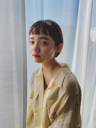 ショート カラー パーマ ヘアアレンジ メンズ キッズ ネイル マツエク・マツパ モリモト サナのヘアスタイル