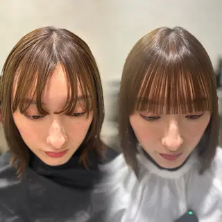ミディアム 割れ癖も直す髪質改善 美容師✨みやたのヘアスタイル
