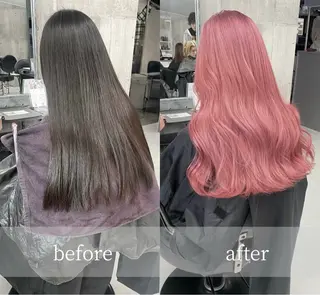 ロング ハイトーン×エクステ 💞くるみのヘアスタイル