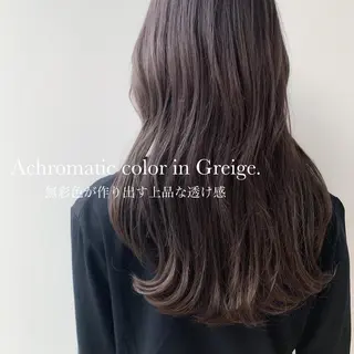 ロング カラー レイヤー/顔周り カット/松岡 祥利のヘアスタイル