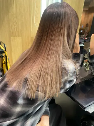 セミロング カラー GO TO DAY SHAIRE SALON SHIBUYA SOL所属・マンツーマン渋谷 早坂僚太のヘアスタイル