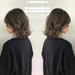 ミディアム カラー 🌈プルエクステ& ハイトーン🌈関飛鳥のヘアスタイル