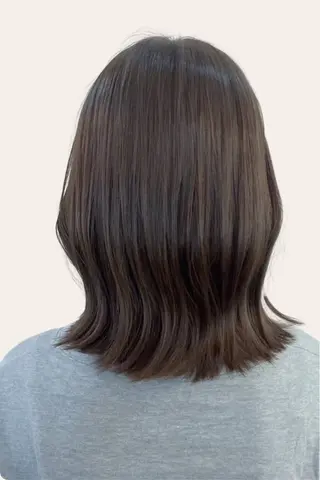 ミディアム ニワ/レイヤーカット /透明感カラー💎のヘアスタイル