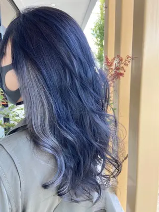 セミロング カラー Gain池下 レディースのヘアスタイル