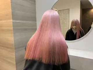 ロング カラー パーマ ヘアアレンジ メンズ 🤍韓国風/艶髪🤍 鳥越美羽のヘアスタイル