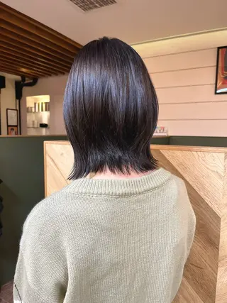 カラー 【ボブ】縮毛矯正/ 船橋駅5分/鈴木杏美のヘアスタイル